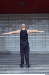 Whole Body Man T poses White Casual Average Standing Street photo references